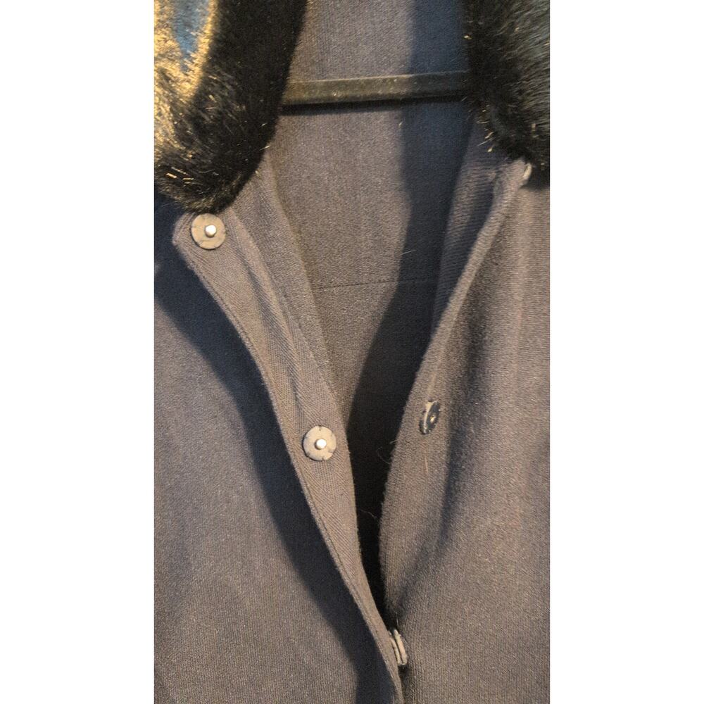 Catherine Malandrino Faux Wool & Faux Fur Jacket EUC XL - Picture 5 of 5